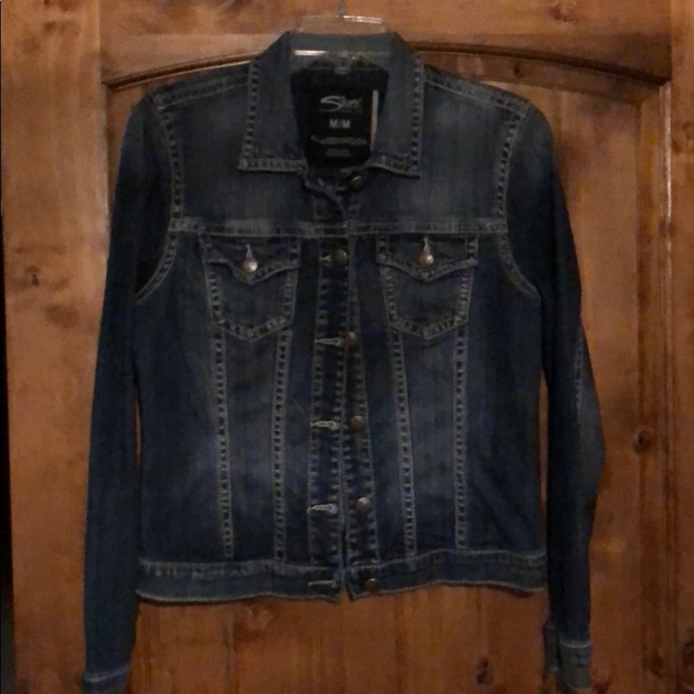 Women’s Silver Jean Jacket